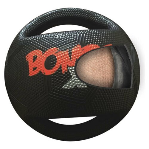 Игрушка для собак Hagen Мяч Бомбер Экстрим черный малый, диаметр 11,4см, 2 шт.
