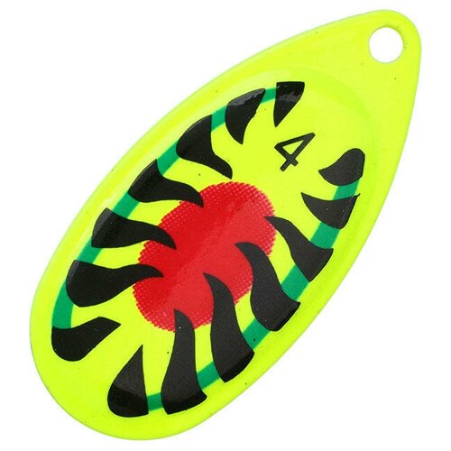 фото Блесна mikado focus № 3 6 г красный/желтый/зеленый