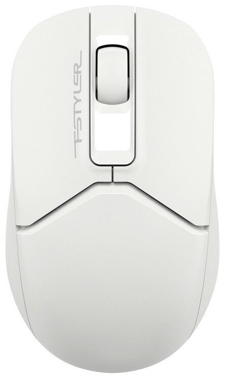 Мышь Wireless A4Tech Fstyler FB12 белый оптическая 1200dpi BTRadio USB 3but 1595330