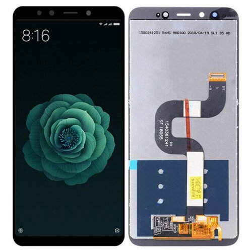 xiaomi mi6x mi a2 чехол плетеный черный Дисплей для Xiaomi Mi6X / Mi A2 в сборе с тачскрином, черный