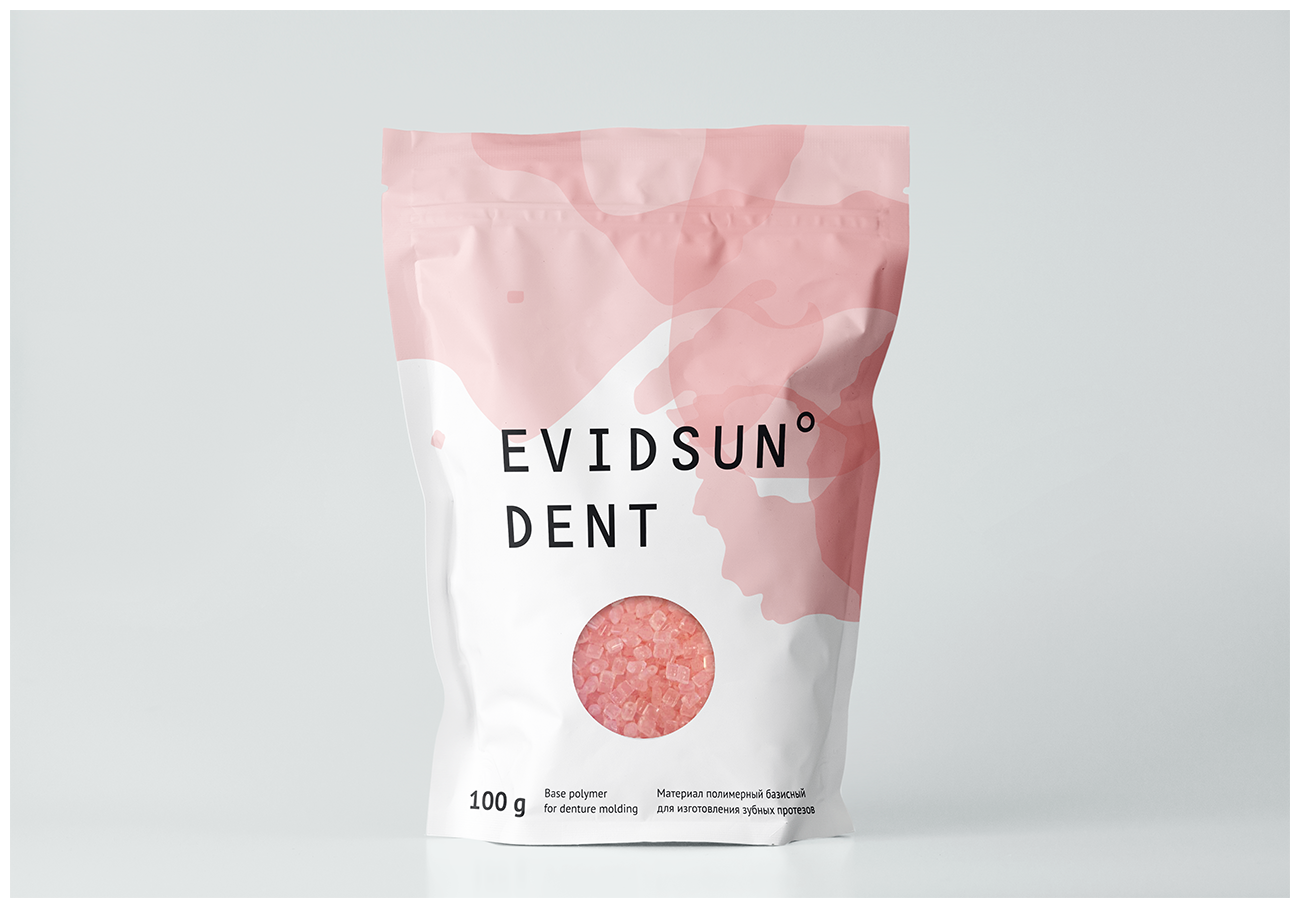 EVIDSUN° DENT Материал полимерный базисный для изготовления зубных протезов (Цвет №1)