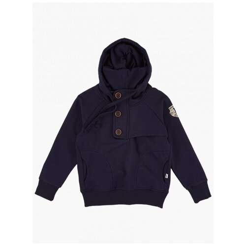 фото Худи для мальчиков mini maxi, модель 1103, цвет синий, размер 122