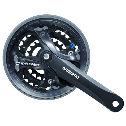 система 3 48 shimano efcm361e888cl acera 21 24ск 48 38 28 175мм смен зв черная инд уп Система шатунов велосипеда ACERA EFCM361C222CL 7-8 скоростей 42/32/22 170мм смен. зв. с защитой, черная инд. уп. SHIMANO