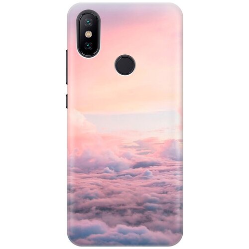 фото Силиконовый чехол на xiaomi mi 6x / mi a2 / сяоми ми 6х / ми а2 с принтом "высоко над облаками gosso