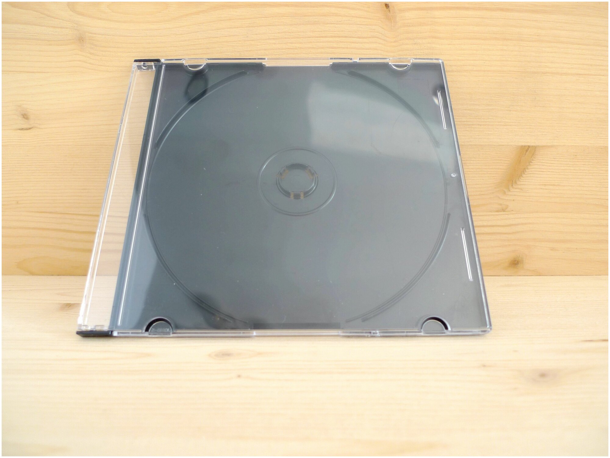 Коробка футляр для 1 CD диска, Slim 5 мм, черный, CD Box на 1 компакт диск