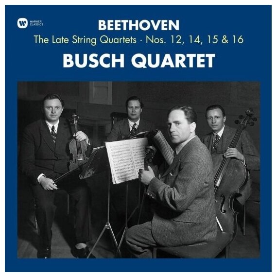 Виниловая пластинка Busch Quartet Виниловая пластинка Busch Quartet / Beethoven: String Quartets Nos. 12, 14, 15 & 16 (3LP) Warner Classics - фото №1