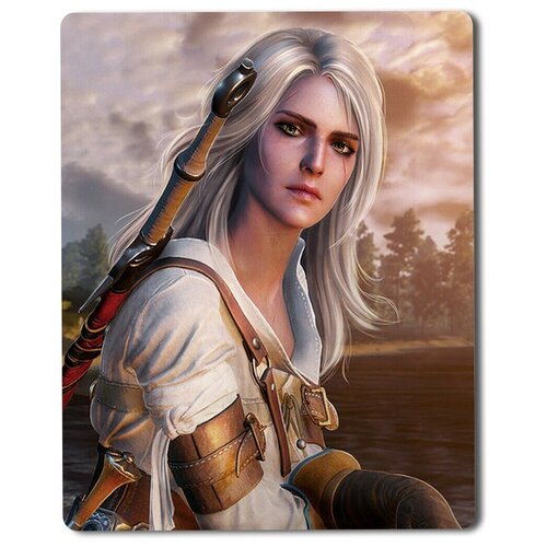 Коврик для мыши с принтом ведьмак witcher цири - 2358