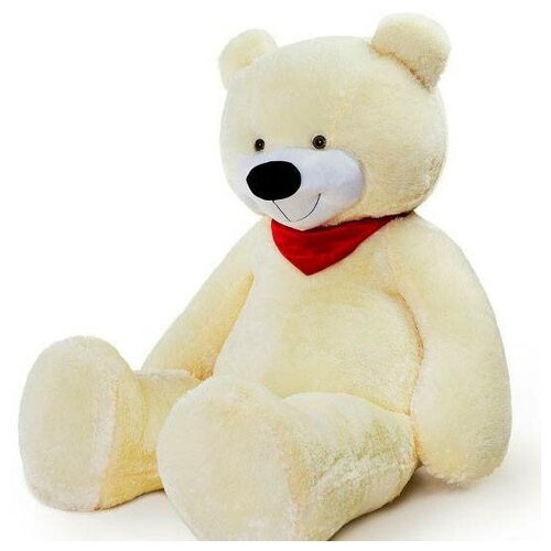 Купить Большой плюшевый медведь Тимоша 220 см белого цвета, Мягкий медведь большой игрушка 220 см (ор), длина 180 см, MEDVEDI, белый, искусственный мех, unisex