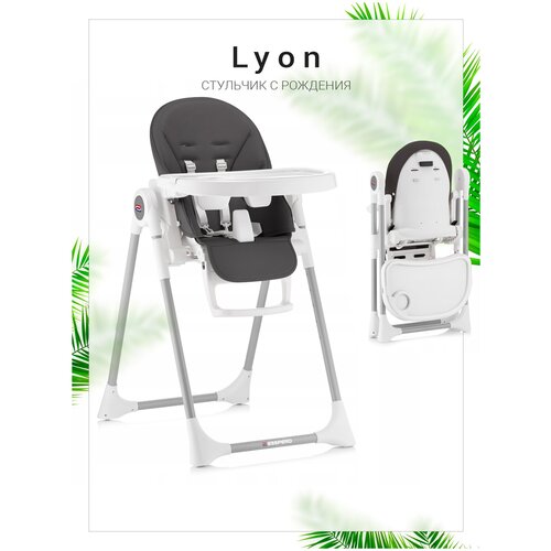 Стульчик для кормления Esspero Lyon GL, Black стульчик для кормления esspero paris grey