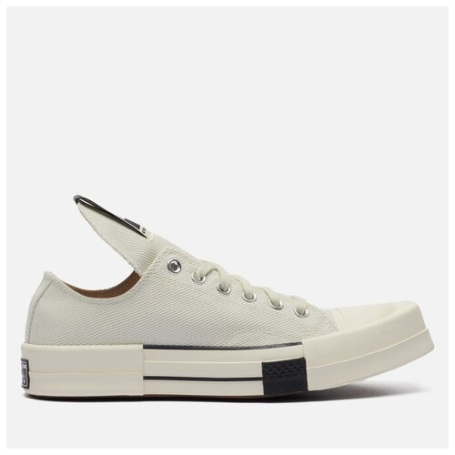 фото Кеды rick owens drkshdw x rick owens drkshdw turbodrk chuck 70 ox белый , размер 44.5 eu