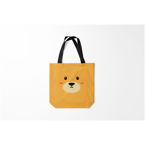 фото Сумка-шоппер / 40х40 см / популярные иллюстрации / животные мишка burnettie