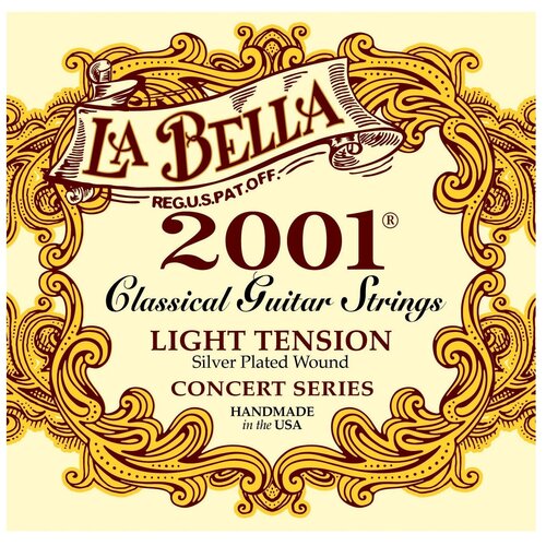 фото Струны для классической гитары la bella 2001l