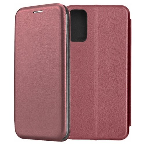 Чехол-книжка Fashion Case для Xiaomi POCO M3 Pro / M3 Pro 5G темно-красный чехол книжка fashion case для xiaomi poco m3 pro m3 pro 5g темно красный