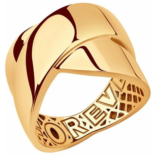 Кольцо SOKOLOV, красное золото, 585 проба, размер 18 кольцо sokolov из золота 585 пробы с хризолитами