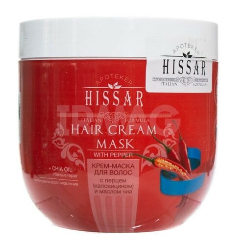 Купить Luxor Professional Интенсивное восстановление Крем-маска для волос с перцем (капсаицином) и маслом чиа, 1000 мл, Болгария