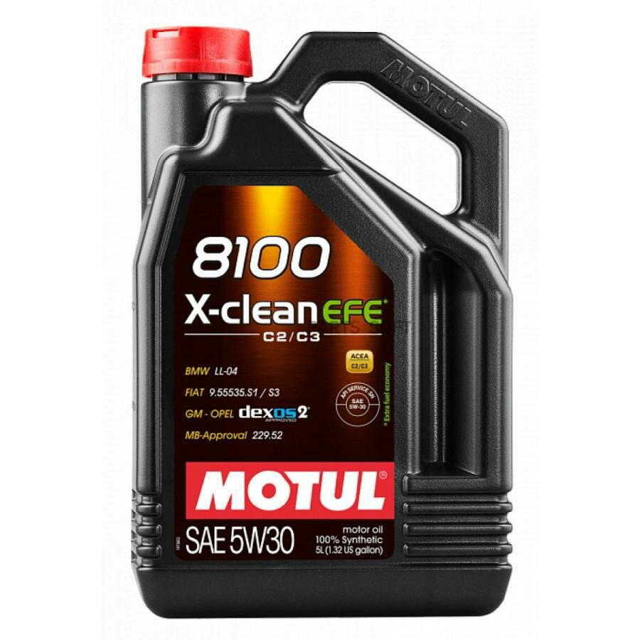 Масло моторное Motul 8100 X-Clean EFE 5W-30 5л. MOTUL / арт. 109471 - (1 шт)