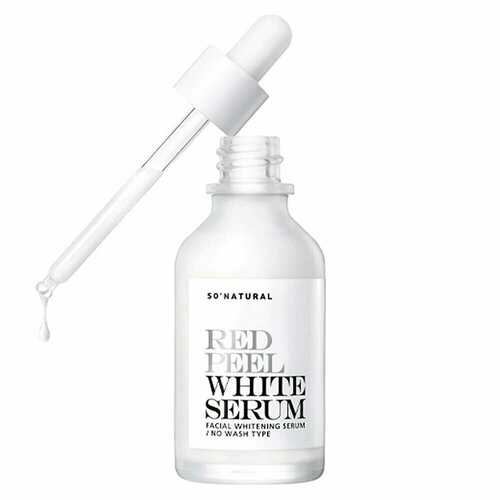 So Natural Отбеливающая кислотная сыворотка с отбеливающим блюр эффектом Red Peel White Serum 35 мл