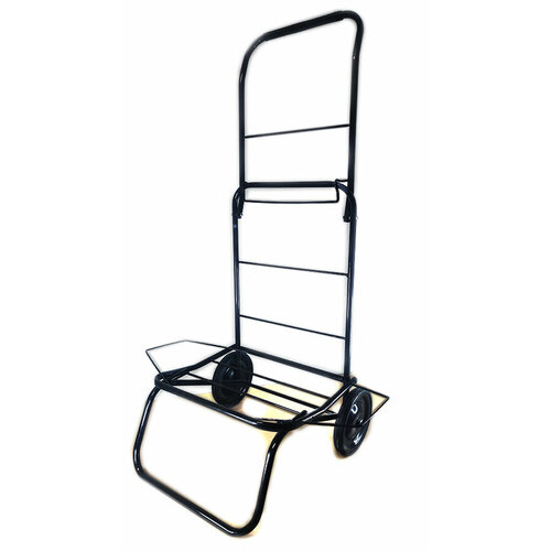 фото Сумка-тележка тележка для багажа , 47х117х47 см, черный бит