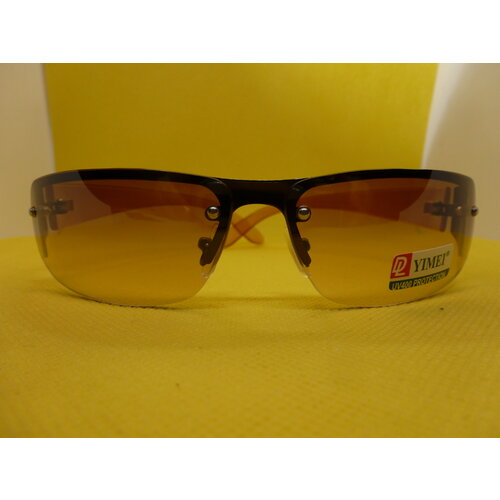 солнцезащитные очки yimei 561923 золотой коричневый Солнцезащитные очки YIMEI 6025528181240, золотой, бежевый