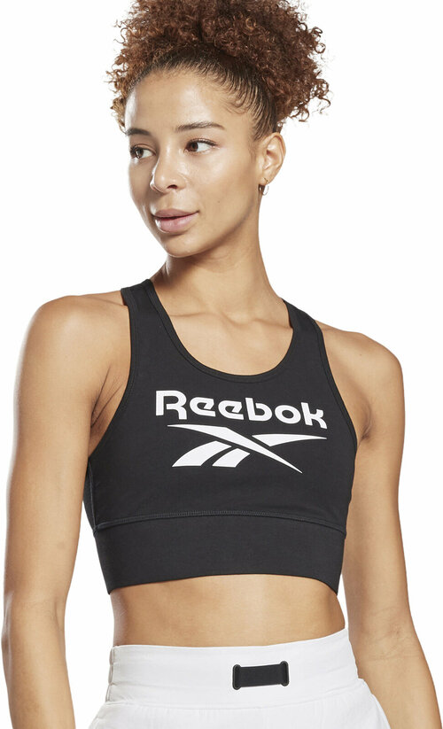 Топ Reebok Ri Bl Cotton Bralette, размер M, черный