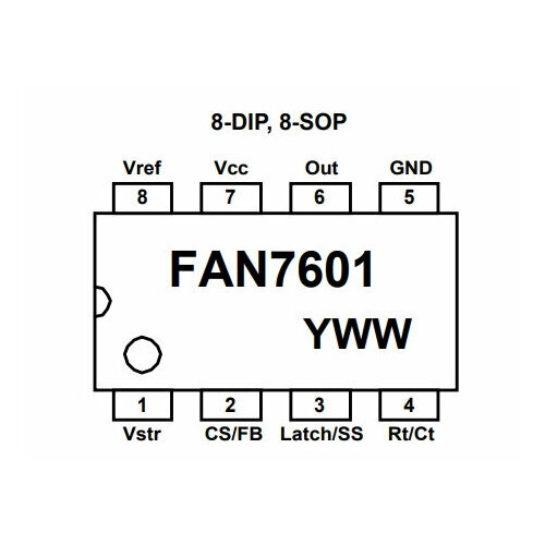 Микросхема FAN7601N
