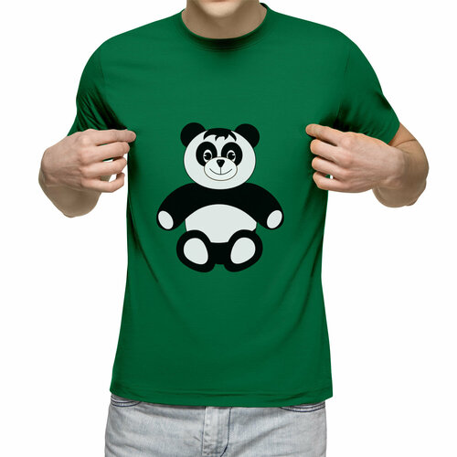 Футболка Us Basic, размер S, зеленый толстовка худи coolpodarok панда в шапке с пандой