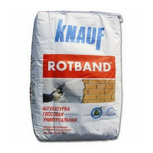 Штукатурка гипсовая Knauf ротбанд 30 кг (1шт) (67782) штукатурка ротбанд 10 кг knauf