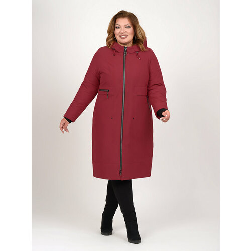 фото Куртка karmelstyle, размер 70, красный