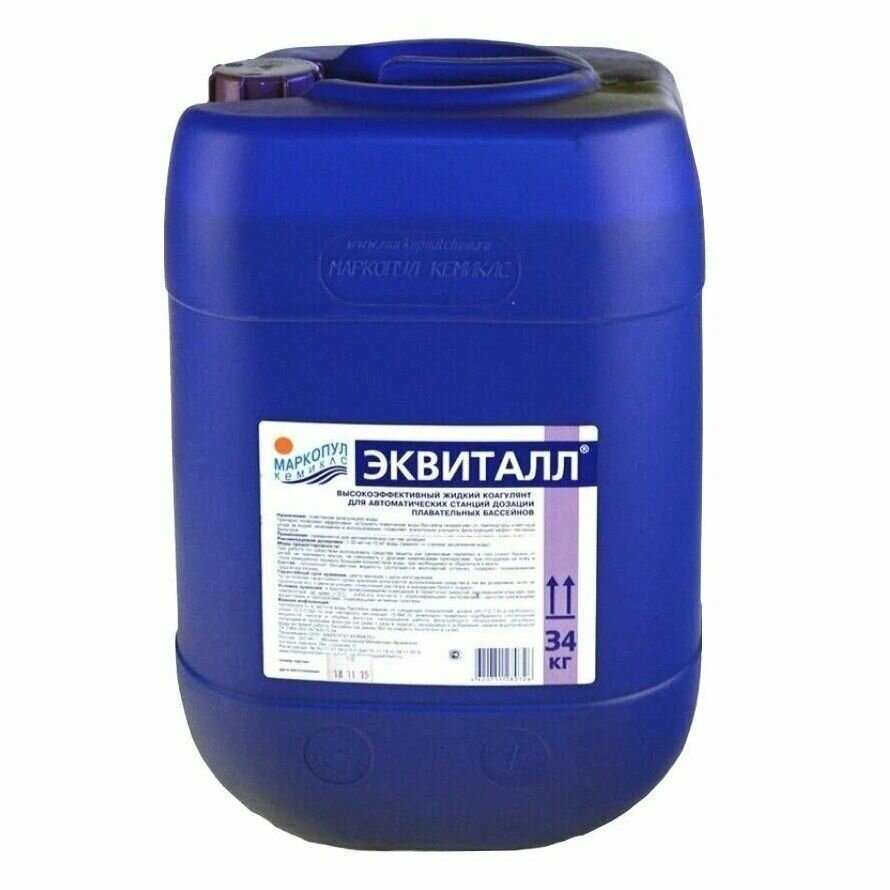 Изображение Эквиталл 30 л, коагулянт для бассейна
