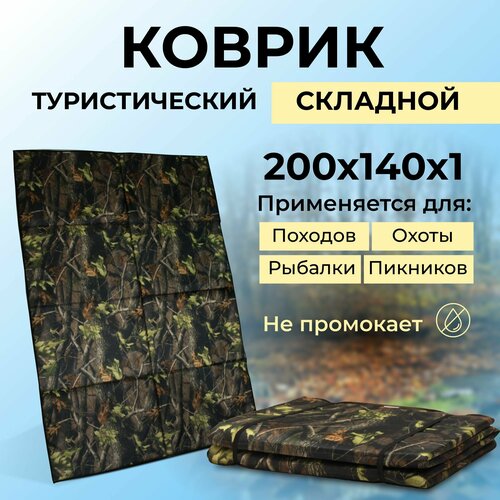 Коврик туристический складной походный
