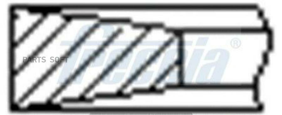 FR10200800 FRECCIA Кольца поршневые Ducato RUS 2.3JTD (250) 06-> 88.0 mm Std на один цилиндр