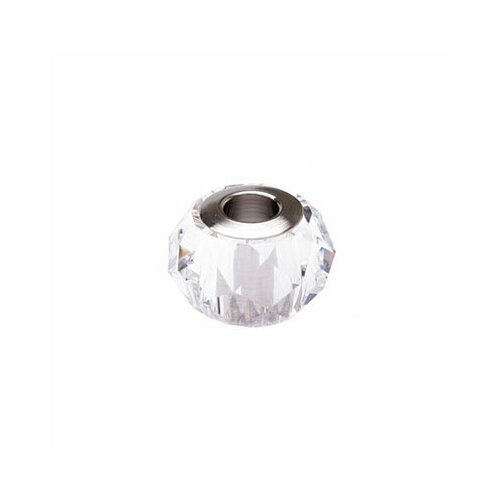 Бусина стеклянная 5948 Crystal 14 мм 2 шт в тубе кристалл белый (crystal 001)