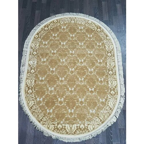 Бельгийский ковёр из вискозы Kunduz 150Х300 см. овал