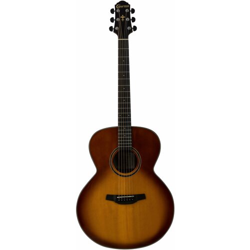 CRAFTER HJ-250/BRS - акустическая гитара формы Джамбо акустическая гитара crafter hj 250 vintage sunburst