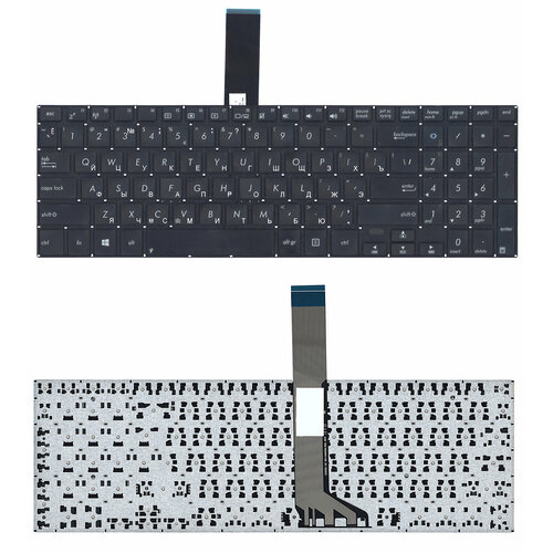 Клавиатура для ноутбука Asus V551 черная плоский Enter клавиатура для ноутбука asus x550 x501a x501u черная плоский enter 009114