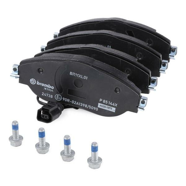Дисковые тормозные колодки передние brembo P 85 144X (4 шт.) — фото 13