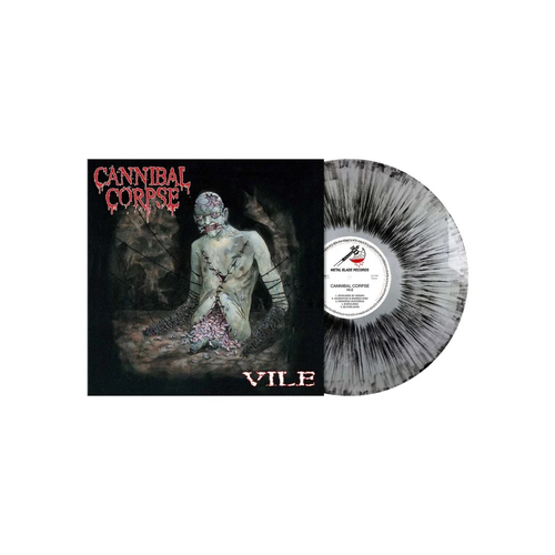 Cannibal Corpse - Vile, 1xLP, SILVER BLACK LP