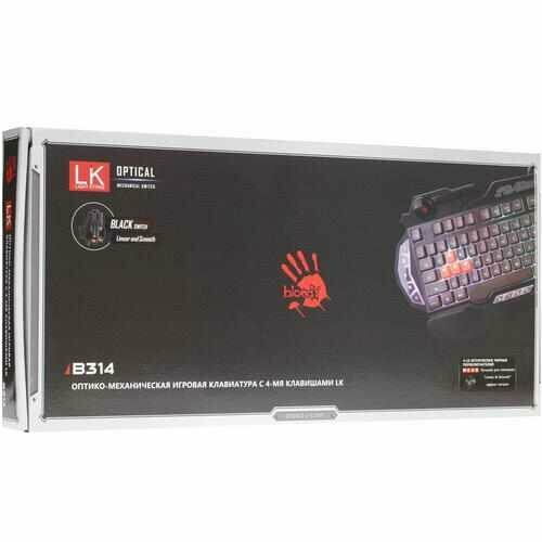 Клавиатура проводная A4Tech Bloody B314 588100₽