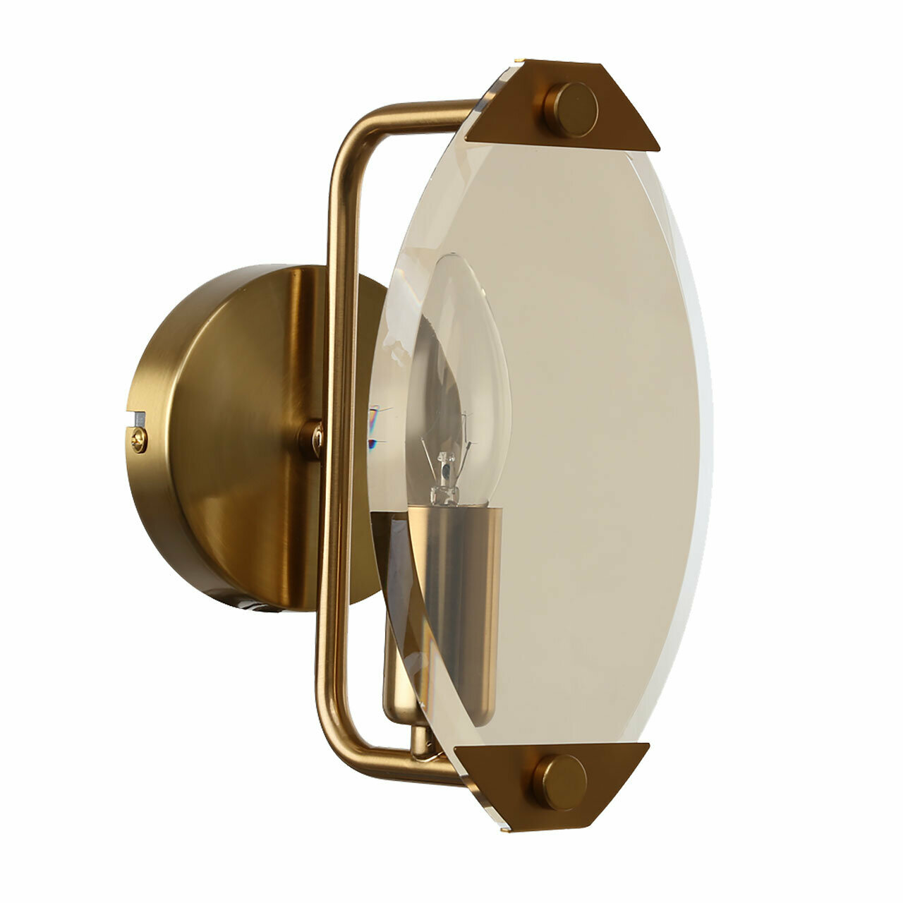Светильник настенный дизайнерский MW-LIGHT 451022301 Илоника 1*40W E14 220 V бронза