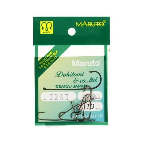 фото Крючки универсальные maruto 3263 br № 8, 10 шт. нет бренда