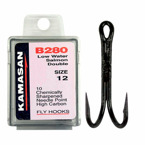фото Крючки kamasan b280-10 low water salmon double (10шт) hmb280010x
