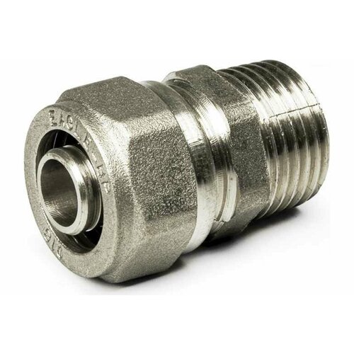 Прямой соединитель BYR PEX Н. Р. 1/2" х 16 (1.8) для подключения приборов, никель 1080