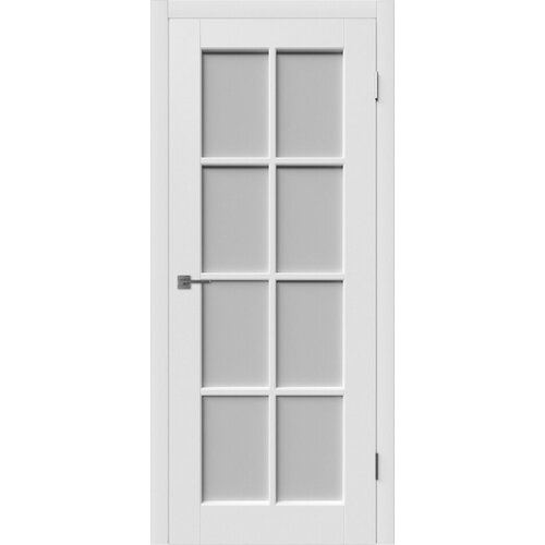 Межкомнатная дверь ВФД Порта со стеклом эмаль белая