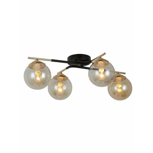 Люстра 8416/4 черный золото