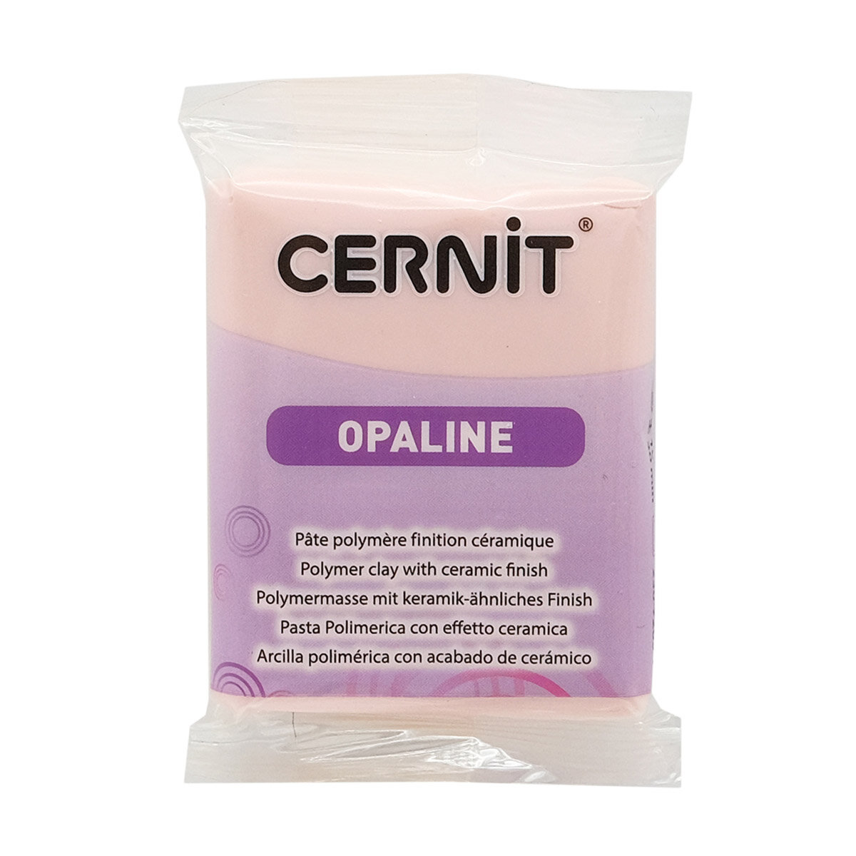 Пластика полимерная запекаемая 'Cernit OPALINE', 56 г (475 розовый)