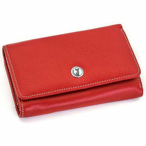 фото Кошелек sergio valentini, фактура гладкая, красный