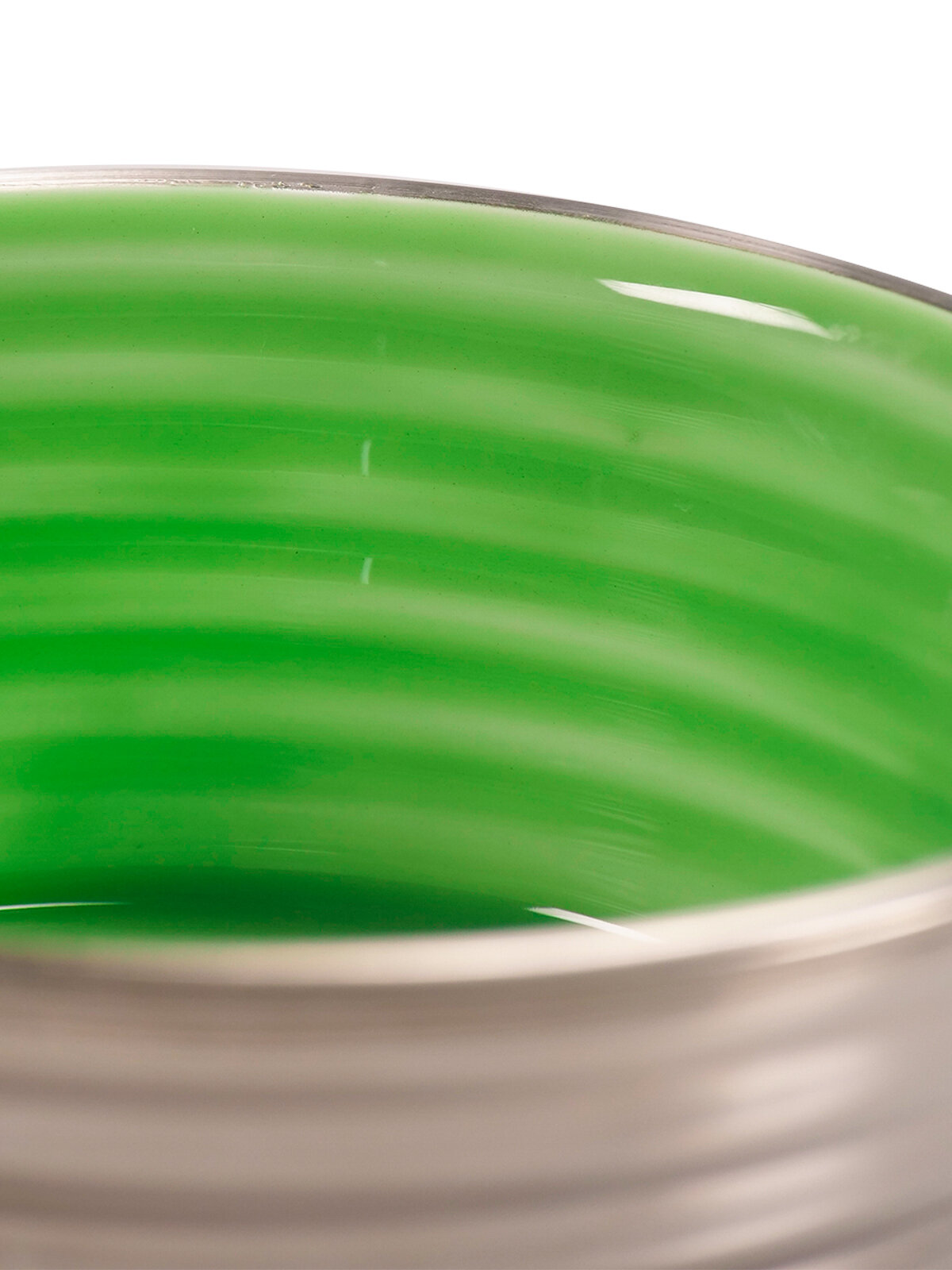 Mr.Kranch миска из нержавеющей стали с керамическим покрытием Cyclo (400 мл., Зеленая) - фото №6