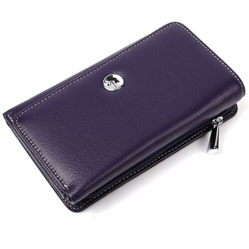 фото Кошелек sergio valentini, фактура гладкая, фиолетовый