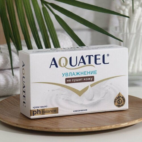 Крем-мыло твердое Aquatel классическое, 90 г