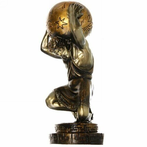 Статуэтка из гипса Титан 34см античное золото 1499₽